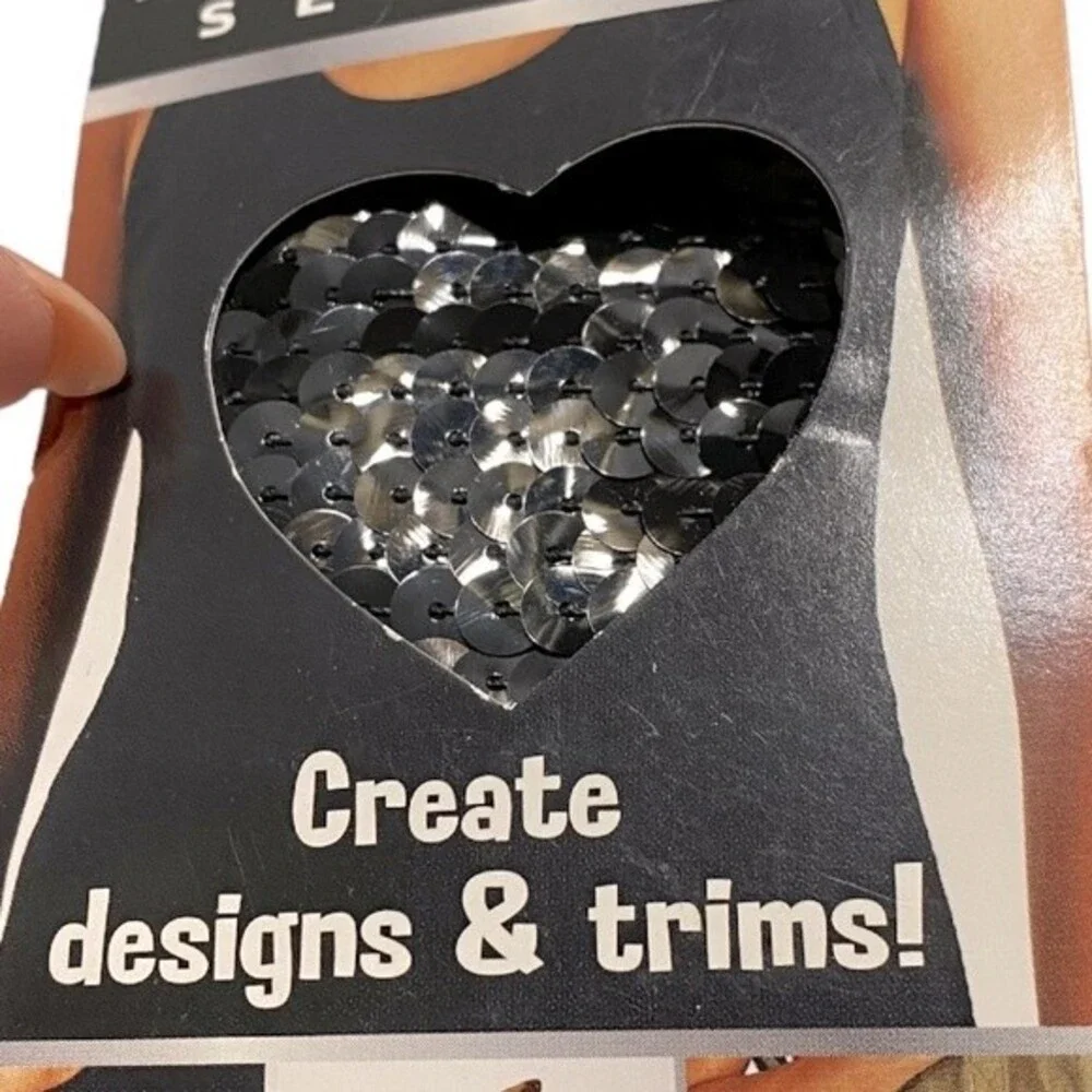 Plaid No Sew Iron-On Sequin Patch